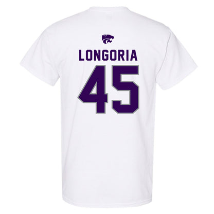 Kansas State - NCAA Baseball : Adan Longoria - EMAW T-Shirt-1