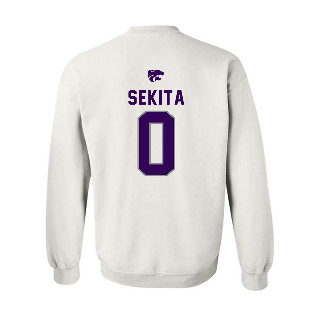 Kansas State - NCAA Women's Volleyball : Fuka Sekita - EMAW Crewneck Sweatshirt-1