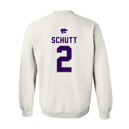 Kansas State - NCAA Men's Basketball : Jaden Schutt - EMAW Crewneck Sweatshirt-1