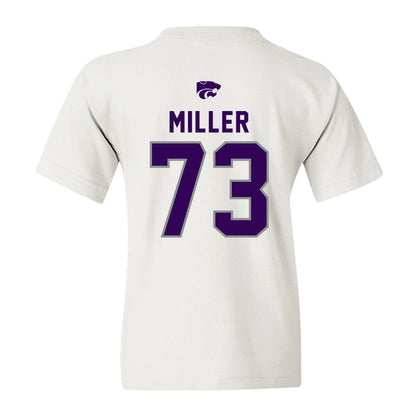 Kansas State - NCAA Football : Oliver Miller - EMAW Youth T-Shirt-1