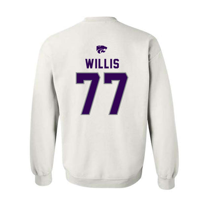 Kansas State - NCAA Baseball : Carver Willis - EMAW Crewneck Sweatshirt-1