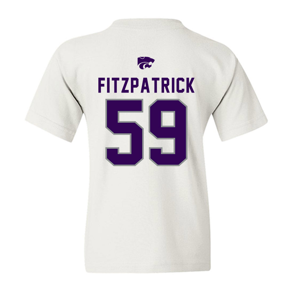 Kansas State - NCAA Football : George Fitzpatrick - EMAW Youth T-Shirt-1