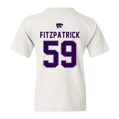 Kansas State - NCAA Football : George Fitzpatrick - EMAW Youth T-Shirt-1