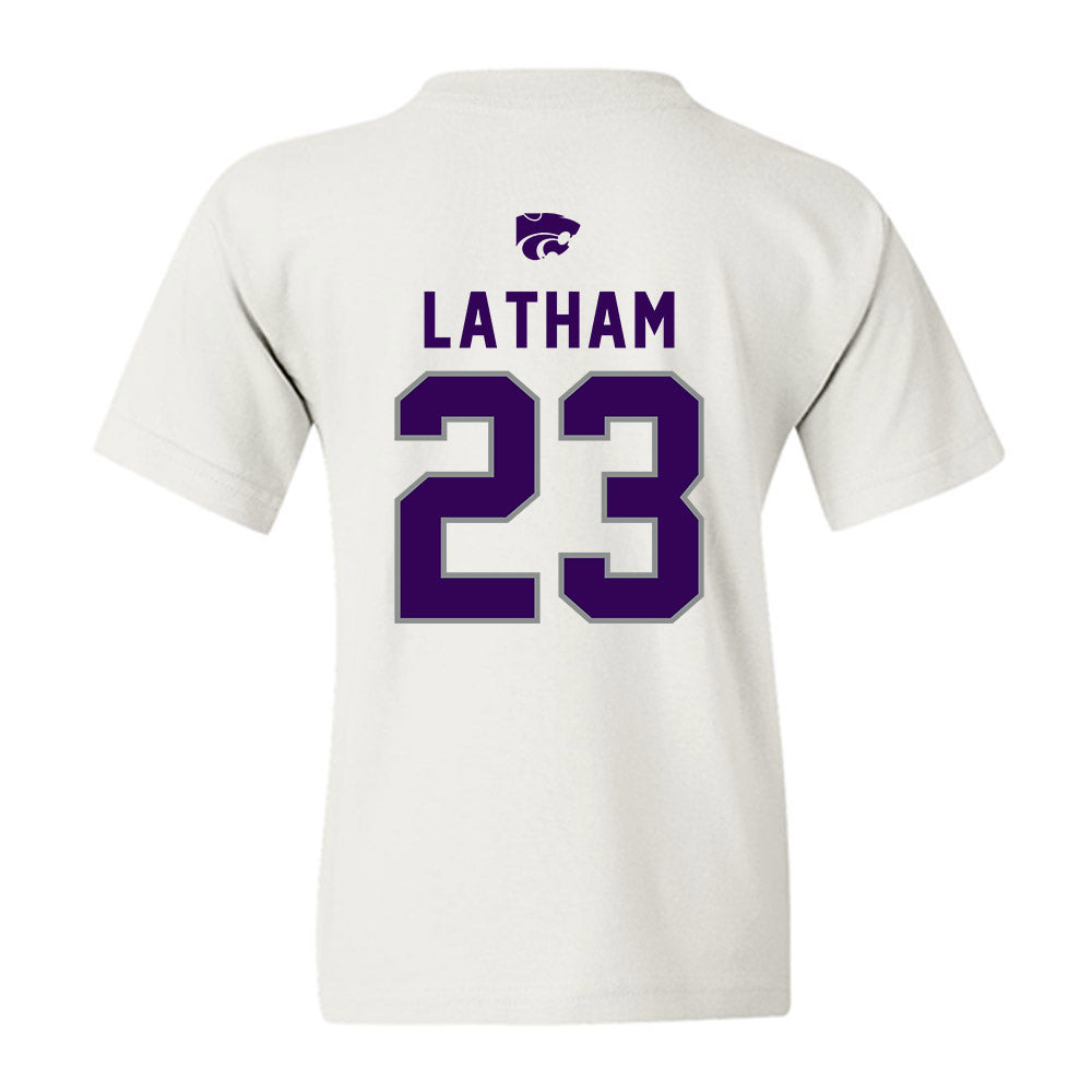 Kansas State - NCAA Women's Volleyball : Lauren Latham - EMAW Youth T-Shirt-1