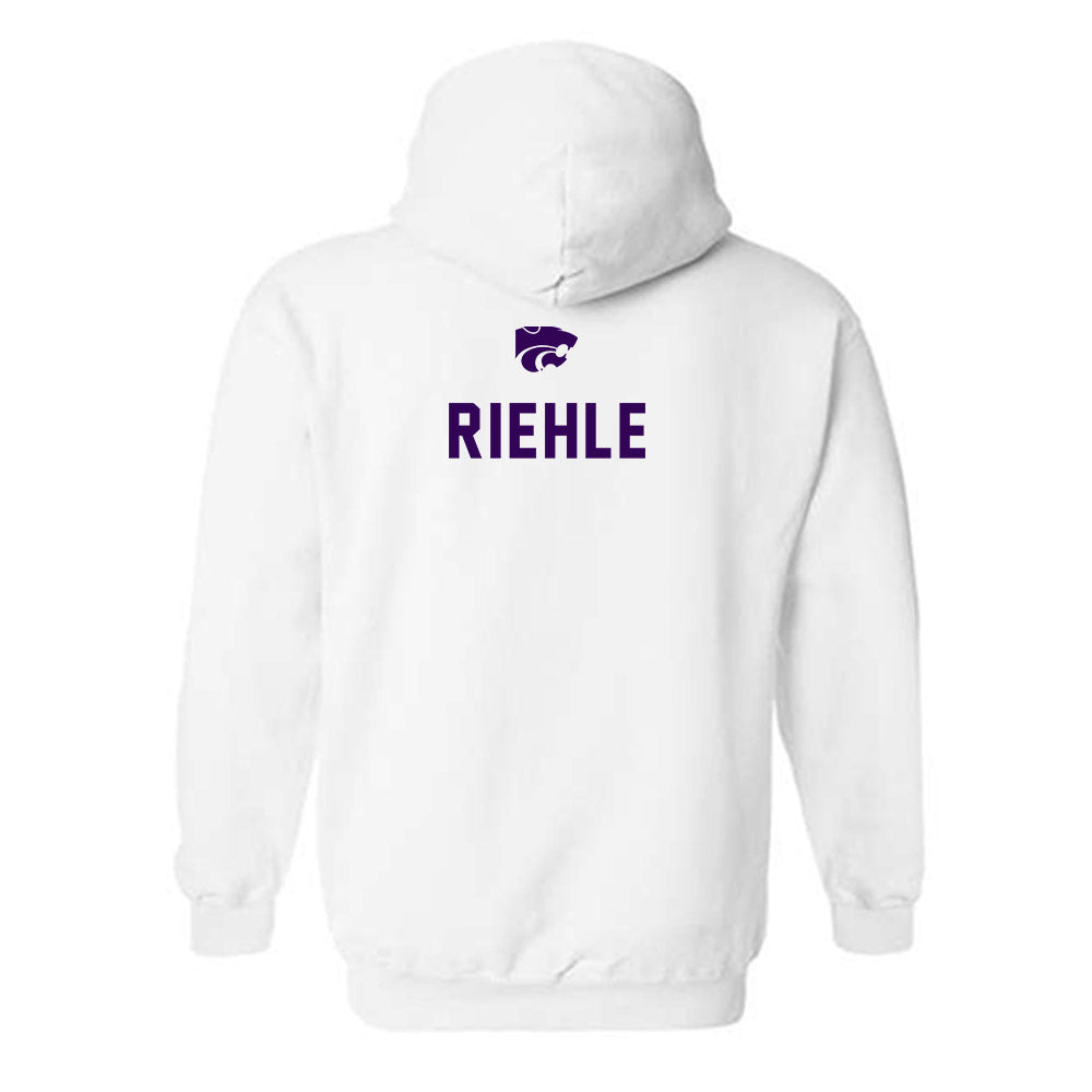 Kansas State - NCAA Women's Track & Field : Desirae Riehle - EMAW Hooded Sweatshirt-1