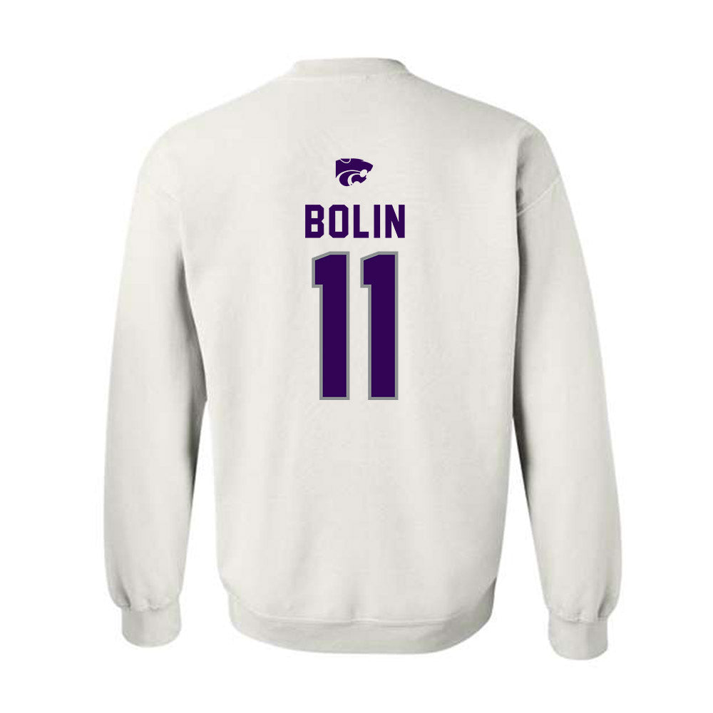 Kansas State - NCAA Baseball : Robby Bolin - EMAW Crewneck Sweatshirt-1