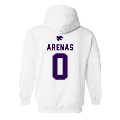 Kansas State - NCAA Women's Basketball : Izela Arenas - EMAW Hooded Sweatshirt-1