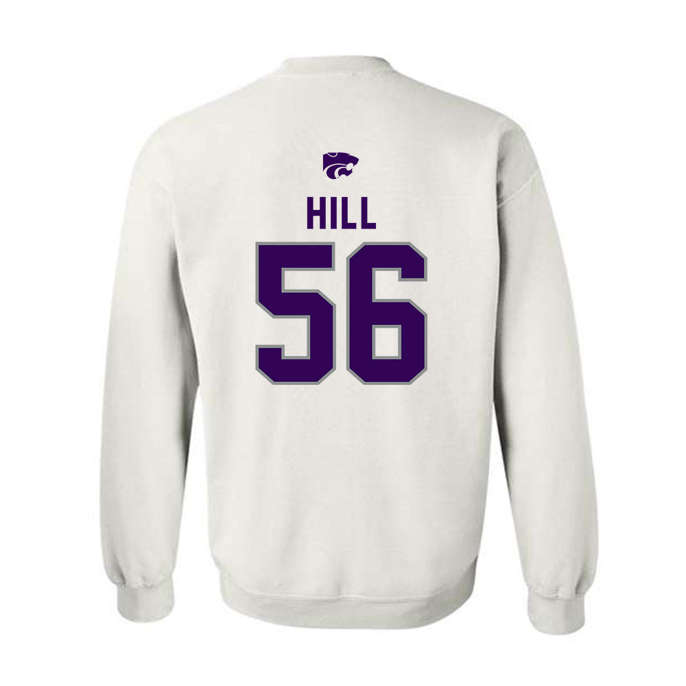 Kansas State - NCAA Football : Elijah Hill - EMAW Crewneck Sweatshirt-1