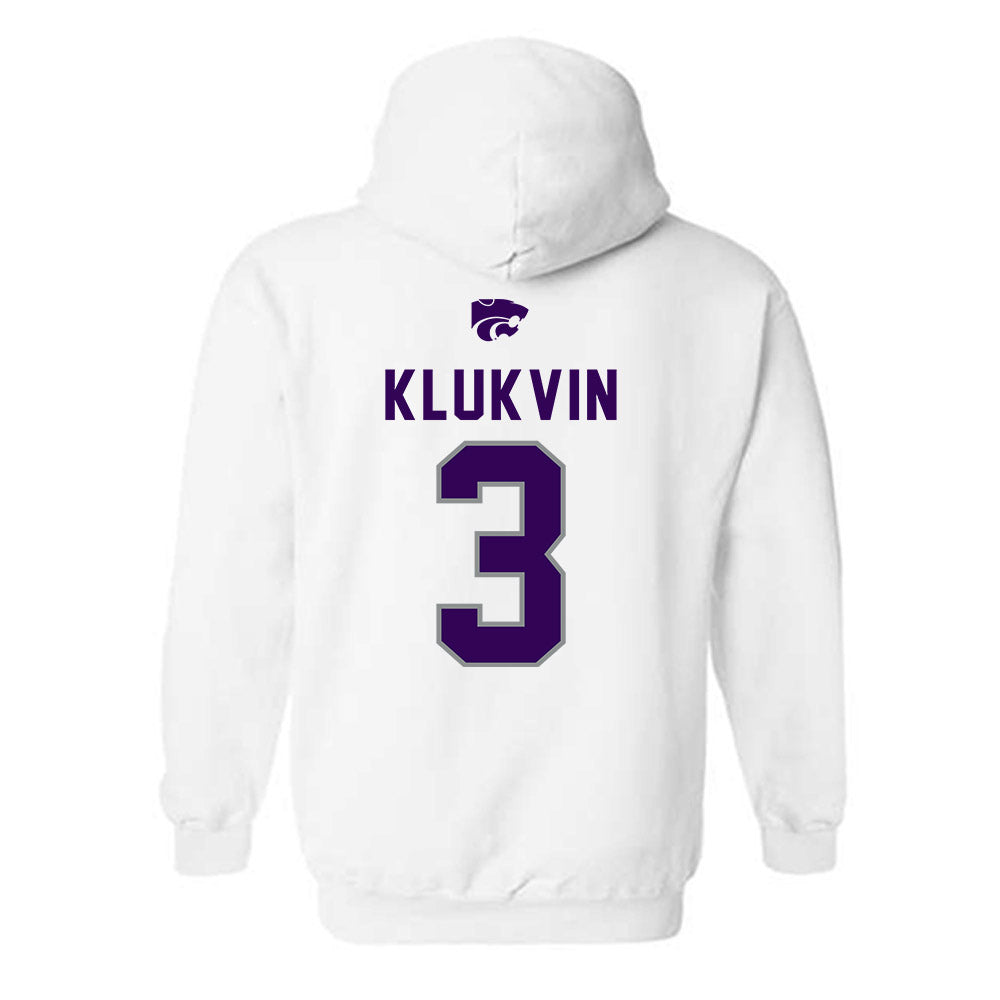 Kansas State - NCAA Women's Volleyball : Alex Klukvin - EMAW Hooded Sweatshirt-1