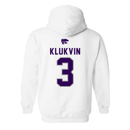Kansas State - NCAA Women's Volleyball : Alex Klukvin - EMAW Hooded Sweatshirt-1