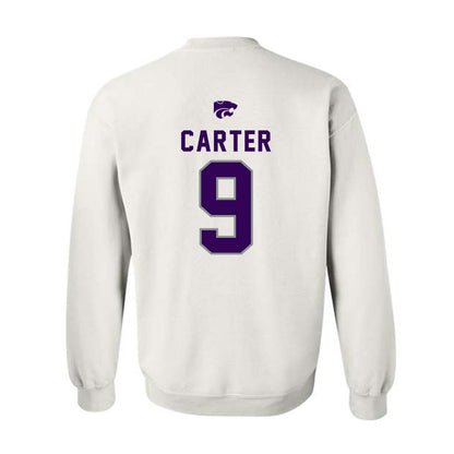 Kansas State - NCAA Women's Volleyball : Chandler Carter - EMAW Crewneck Sweatshirt-1