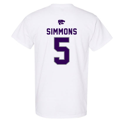 Kansas State - NCAA Women's Soccer : Sophie Simmons - EMAW T-Shirt-1
