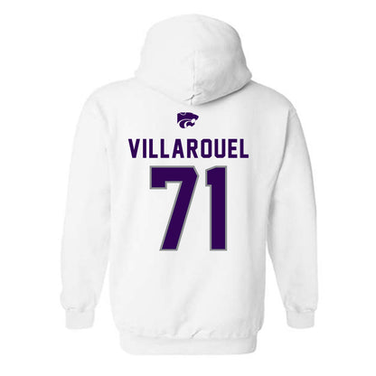 Kansas State - NCAA Football : Dylan Villarouel - EMAW Hooded Sweatshirt-1