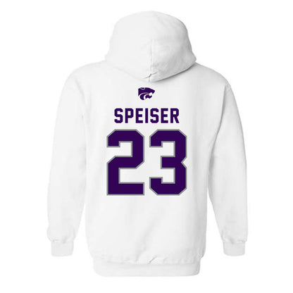 Kansas State - NCAA Women's Basketball : jordan speiser - EMAW Hooded Sweatshirt-1