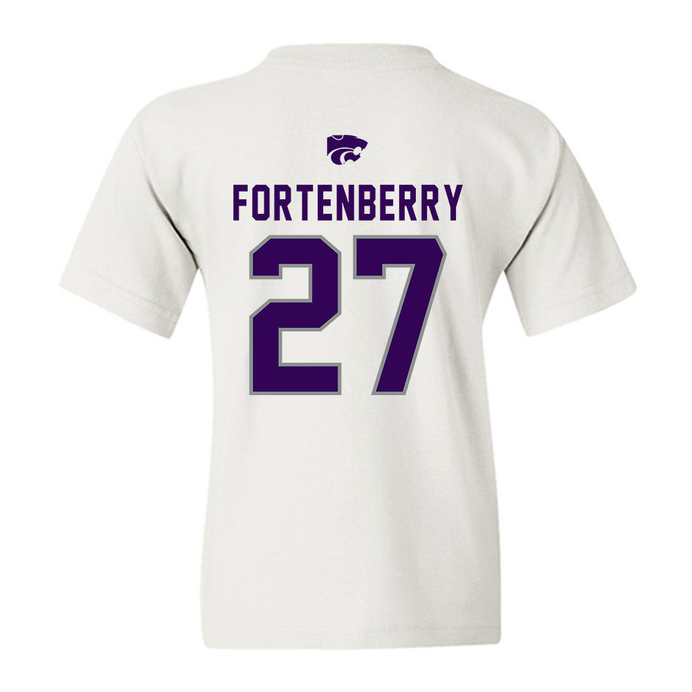Kansas State - NCAA Baseball : Robert Fortenberry - EMAW Youth T-Shirt-1
