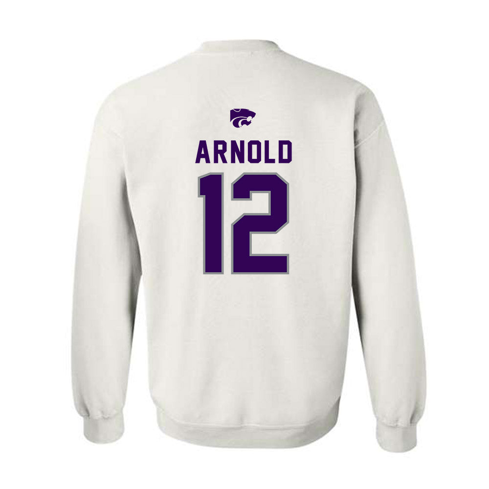 Kansas State - NCAA Baseball : Aaron Arnold - EMAW Crewneck Sweatshirt-1