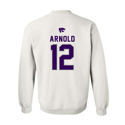 Kansas State - NCAA Baseball : Aaron Arnold - EMAW Crewneck Sweatshirt-1
