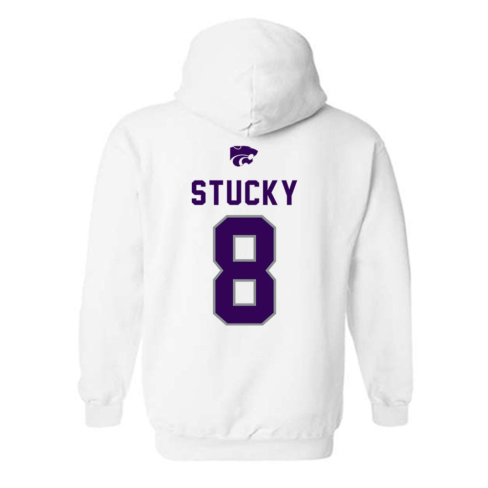 Kansas State - NCAA Women's Volleyball : Camdyn Stucky - EMAW Hooded Sweatshirt-1