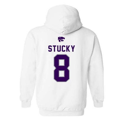 Kansas State - NCAA Women's Volleyball : Camdyn Stucky - EMAW Hooded Sweatshirt-1