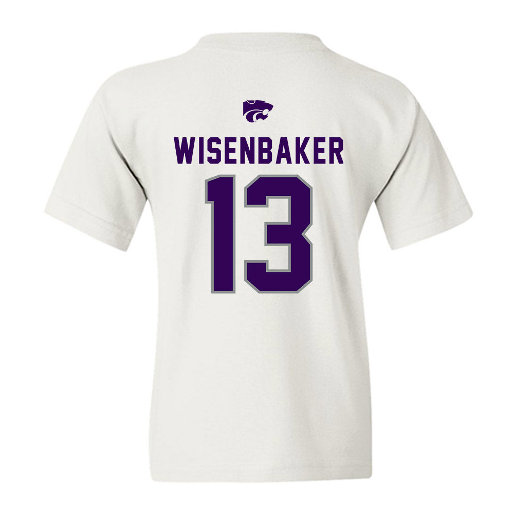 Kansas State - NCAA Baseball : Cole Wisenbaker - EMAW Youth T-Shirt-1