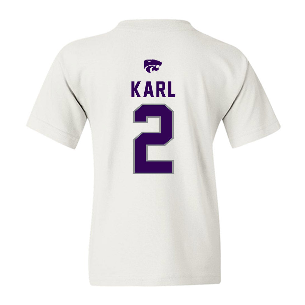 Kansas State - NCAA Baseball : Cadyn Karl - EMAW Youth T-Shirt-1
