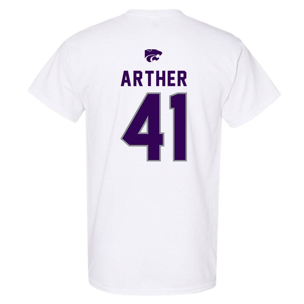 Kansas State - NCAA Baseball : Adam Arther - EMAW T-Shirt-1