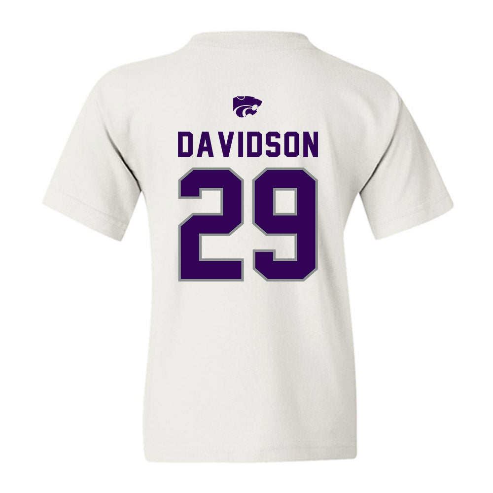 Kansas State - NCAA Football : Dylan Davidson - EMAW Youth T-Shirt-1