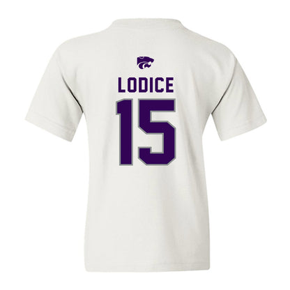 Kansas State - NCAA Baseball : Kyan Lodice - EMAW Youth T-Shirt-1