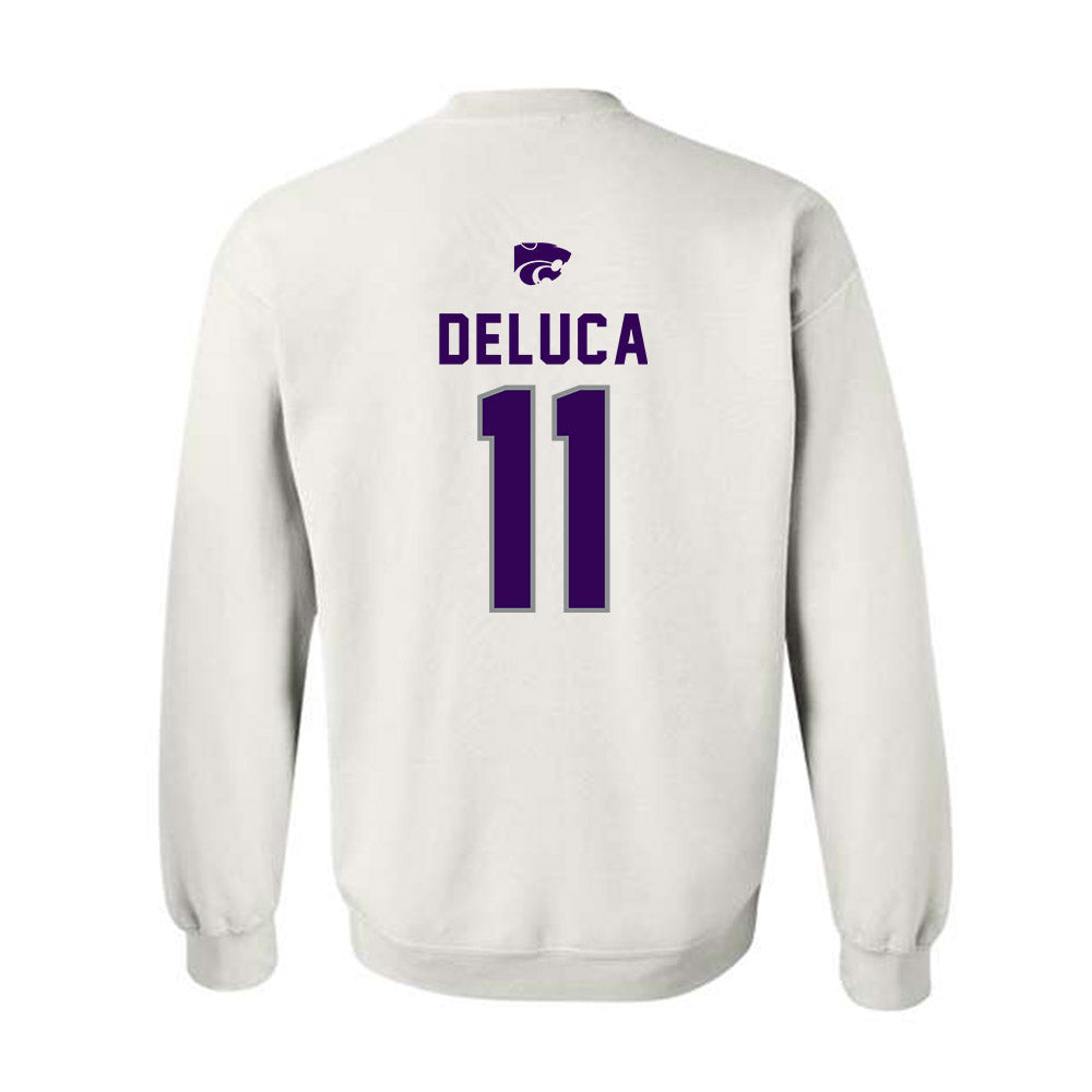 Kansas State - NCAA Women's Soccer : Emerson DeLuca - EMAW Crewneck Sweatshirt-1