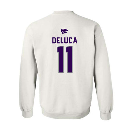 Kansas State - NCAA Women's Soccer : Emerson DeLuca - EMAW Crewneck Sweatshirt-1