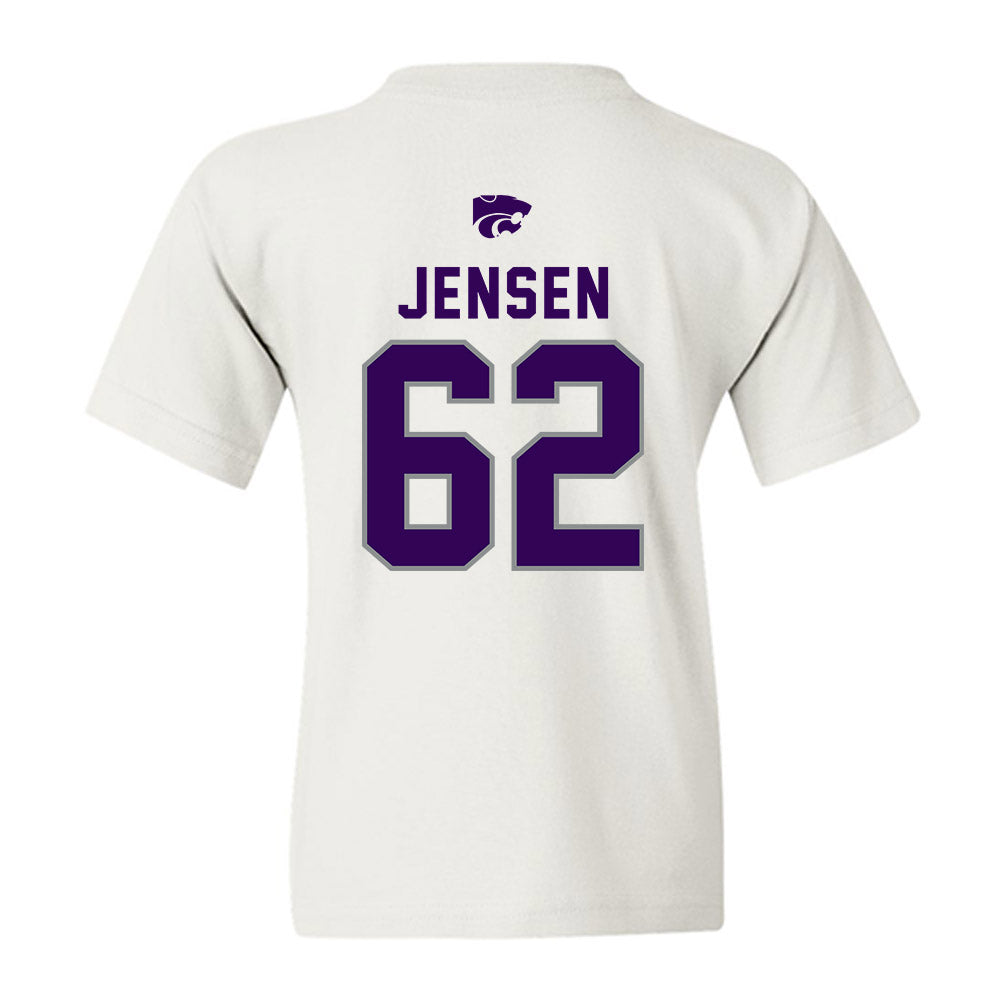 Kansas State - NCAA Football : Jordan Jensen - EMAW Youth T-Shirt-1