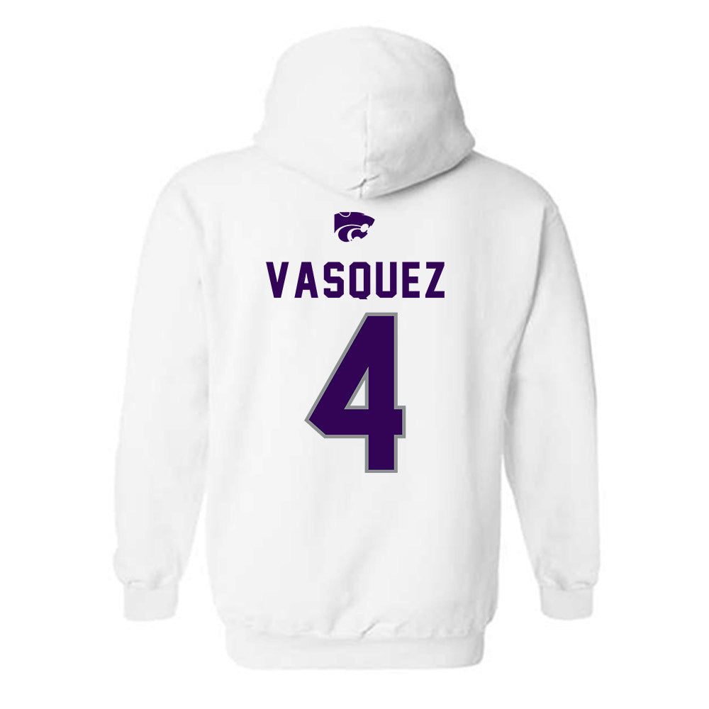Kansas State - NCAA Baseball : Carlos Vasquez - EMAW Hooded Sweatshirt-1
