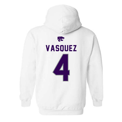 Kansas State - NCAA Baseball : Carlos Vasquez - EMAW Hooded Sweatshirt-1