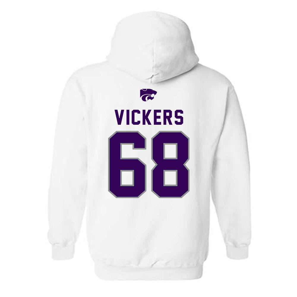 Kansas State - NCAA Football : Joe Vickers - EMAW Hooded Sweatshirt-1