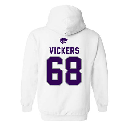 Kansas State - NCAA Football : Joe Vickers - EMAW Hooded Sweatshirt-1