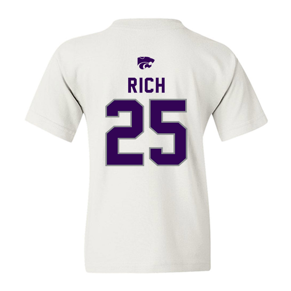 Kansas State - NCAA Football : Zashon Rich - EMAW Youth T-Shirt-1