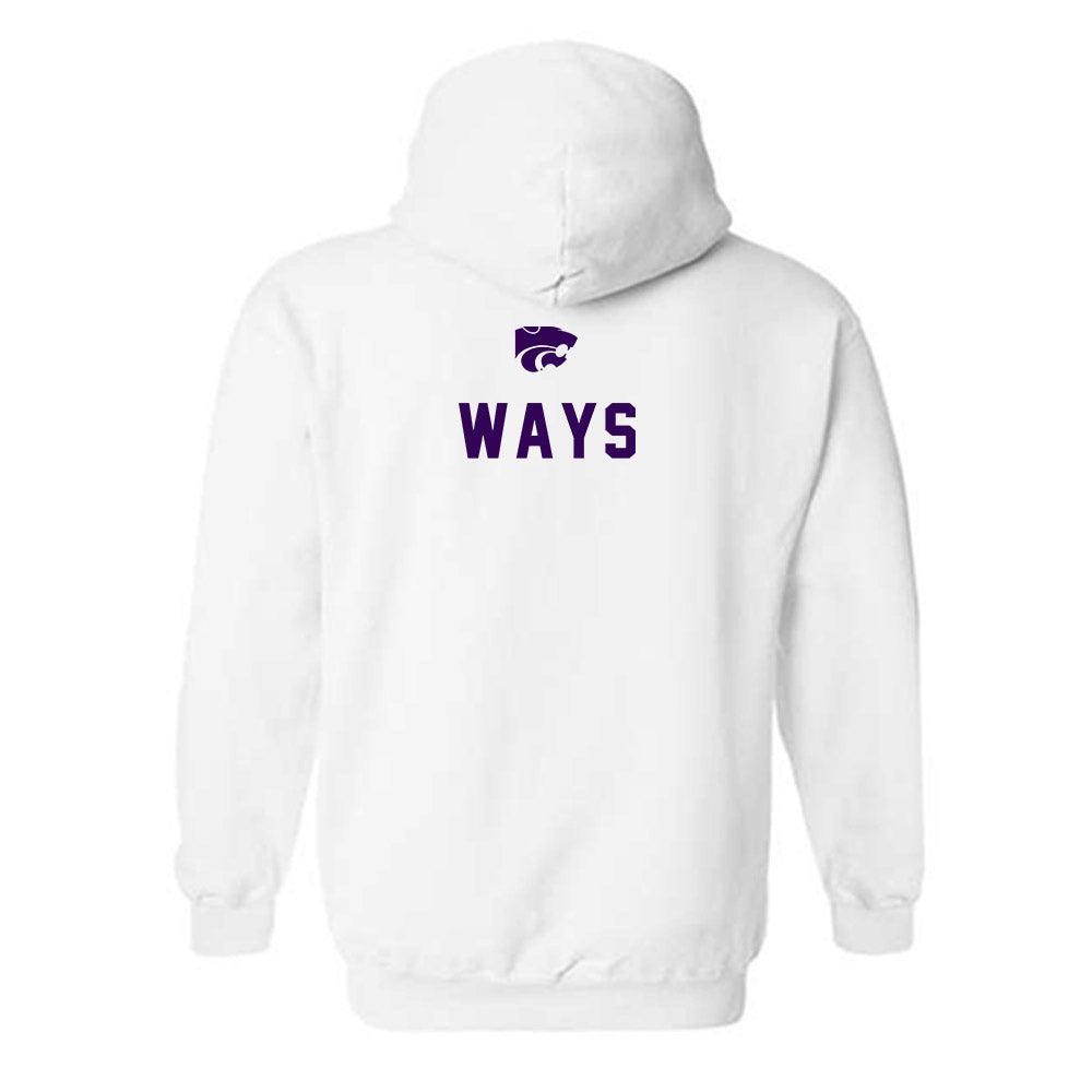 Kansas State - NCAA Men's Track & Field : Cyrus Ways - EMAW Hooded Sweatshirt-1