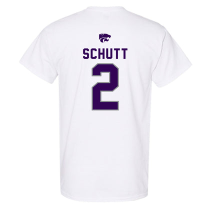 Kansas State - NCAA Men's Basketball : Jaden Schutt - EMAW T-Shirt-1