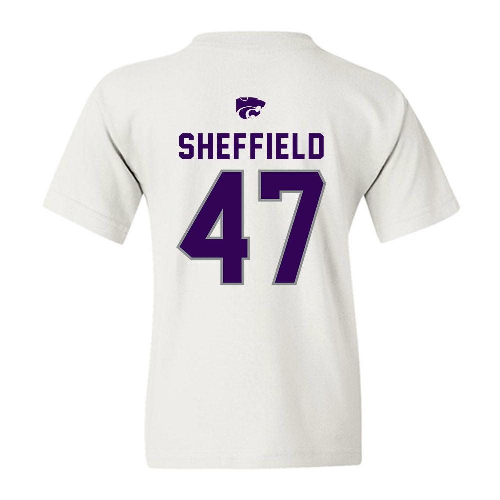 Kansas State - NCAA Baseball : Lincoln Sheffield - EMAW Youth T-Shirt-1