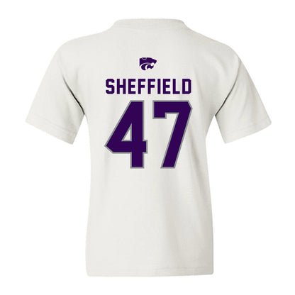 Kansas State - NCAA Baseball : Lincoln Sheffield - EMAW Youth T-Shirt-1