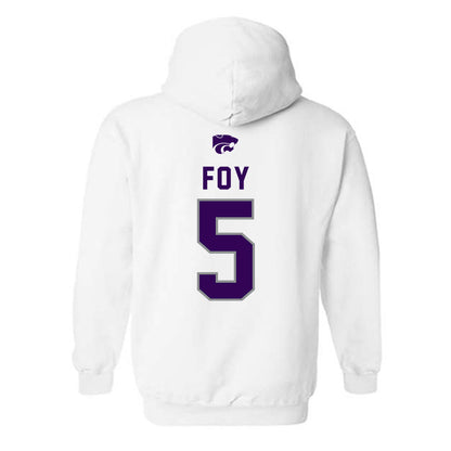 Kansas State - NCAA Women's Basketball : Aniya' Foy - EMAW Hooded Sweatshirt-1