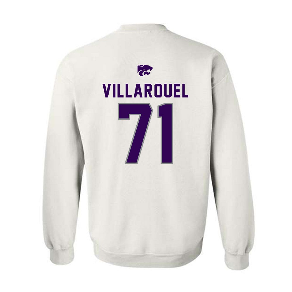 Kansas State - NCAA Football : Dylan Villarouel - EMAW Crewneck Sweatshirt-1