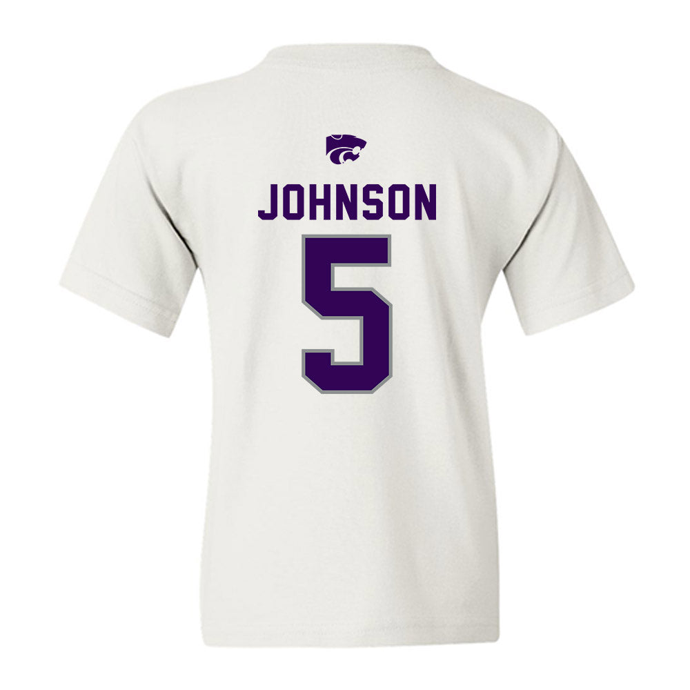 Kansas State - NCAA Football : Avery Johnson - EMAW Youth T-Shirt-1
