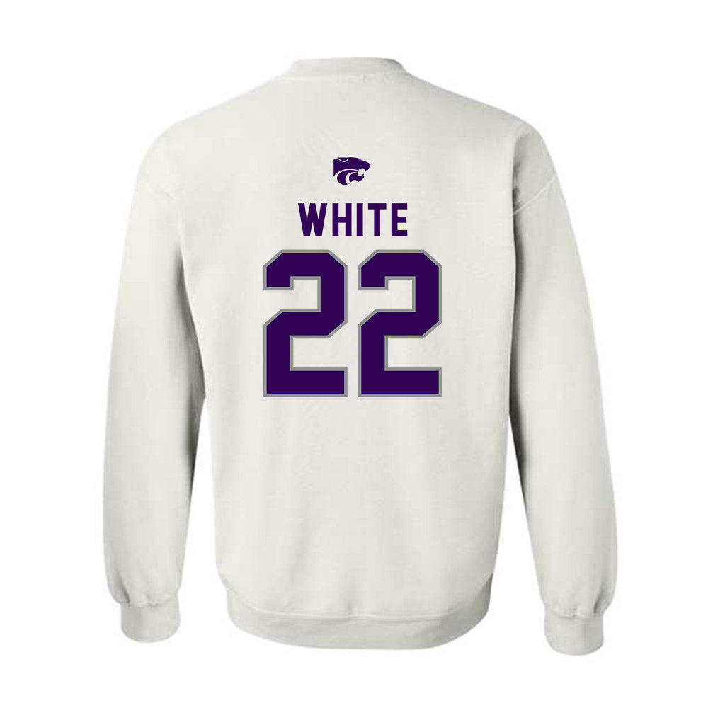 Kansas State - NCAA Women's Basketball : Ramiya White - EMAW Crewneck Sweatshirt-1