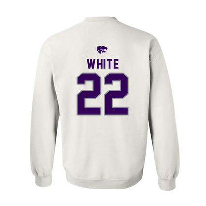 Kansas State - NCAA Women's Basketball : Ramiya White - EMAW Crewneck Sweatshirt-1