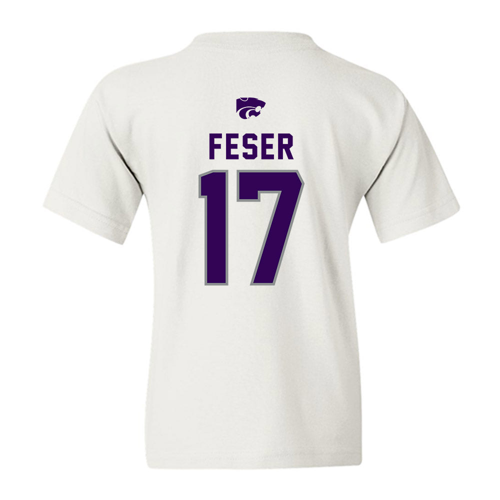 Kansas State - NCAA Baseball : Cohen Feser - EMAW Youth T-Shirt-1