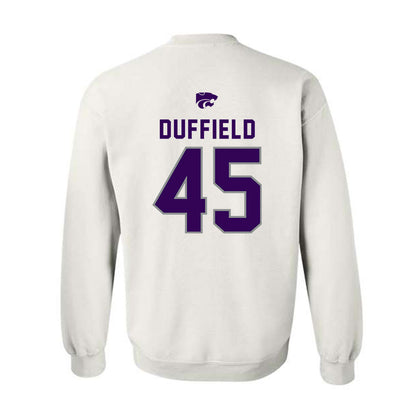 Kansas State - NCAA Football : Jaxson Duffield - EMAW Crewneck Sweatshirt-1