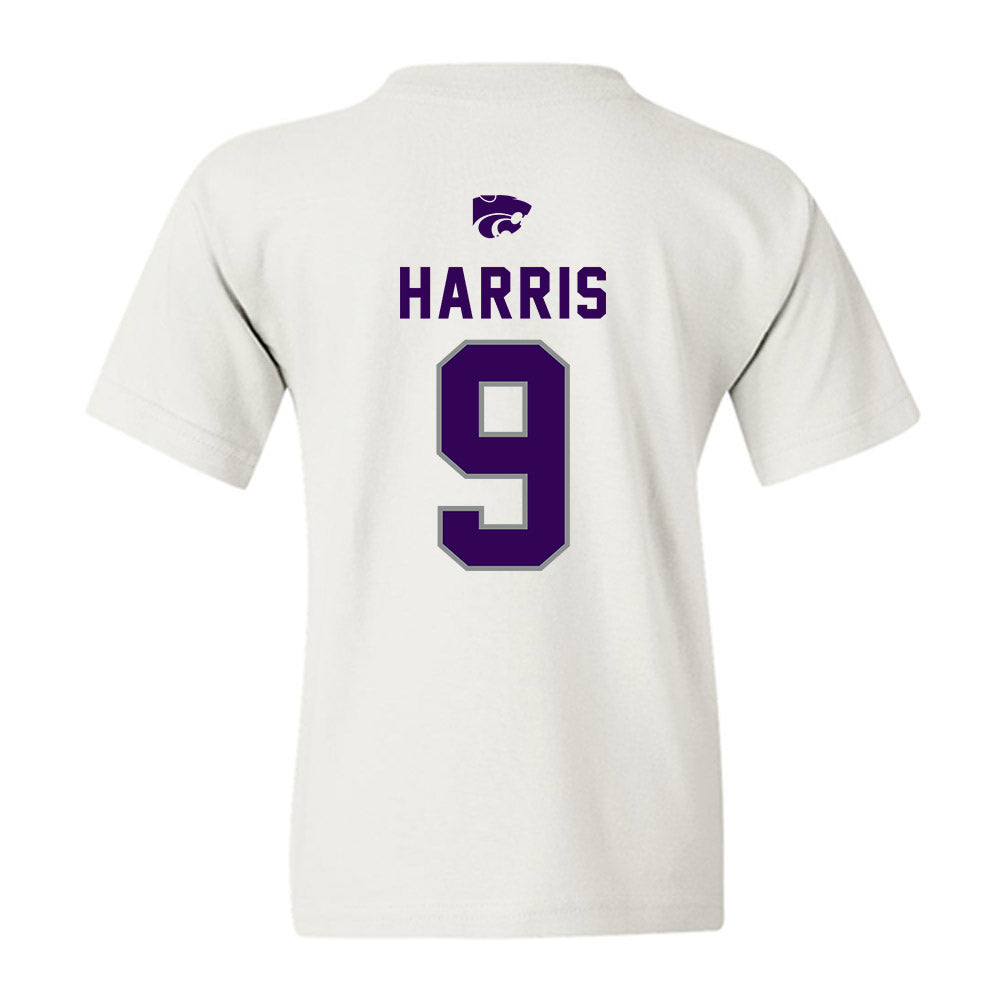 Kansas State - NCAA Football : Jay Harris - EMAW Youth T-Shirt-1