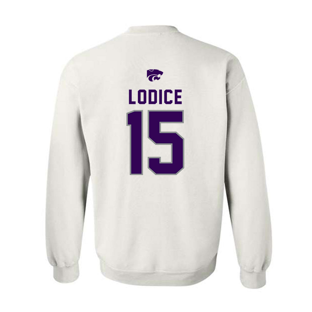 Kansas State - NCAA Baseball : Kyan Lodice - EMAW Crewneck Sweatshirt-1