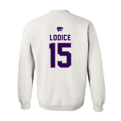 Kansas State - NCAA Baseball : Kyan Lodice - EMAW Crewneck Sweatshirt-1